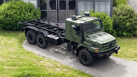 Mercedes Benz Equips Zetros Trucks With Armored Cabs