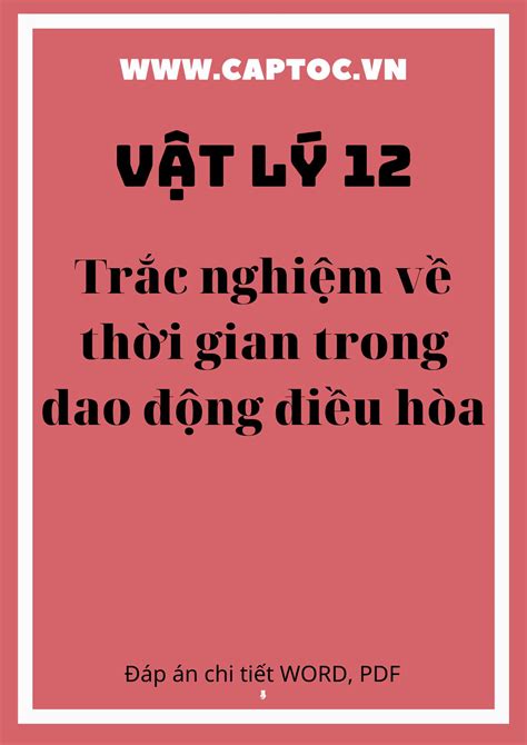 Tr C Nghi M V Th I Gian Trong Dao Ng I U H A