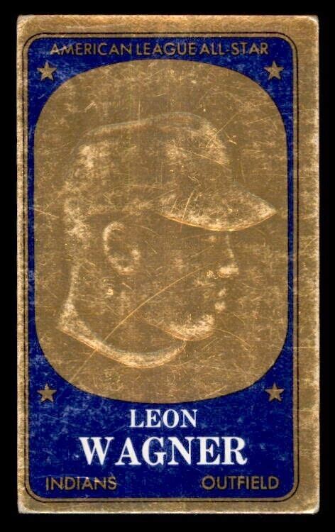 Topps Embossed Baseball Leon Wagner Gd D Ebay