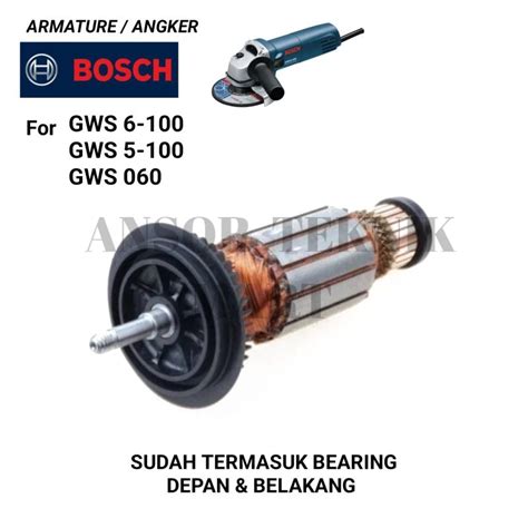 Jual NEW Armature GWS 6 100 BENZ Armature Gerinda BOSCH GWS 6 100