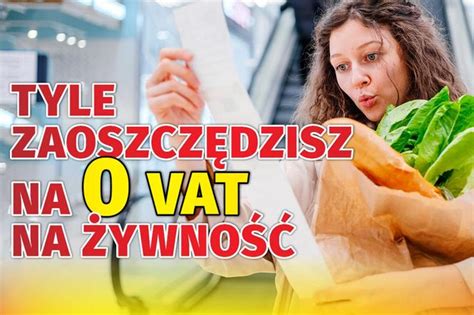 Zerowy VAT na żywność przedłużony na 2024 Ile zostanie w portfelu