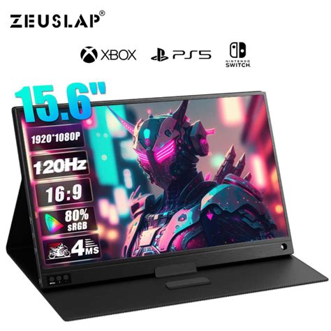 ZEUSLAP P15A-120Hz 15,6inch портативный монитор IPS Full HD Игровой ...