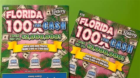 Two X The Cash Scratch Offs From The Florida Lottery Youtube