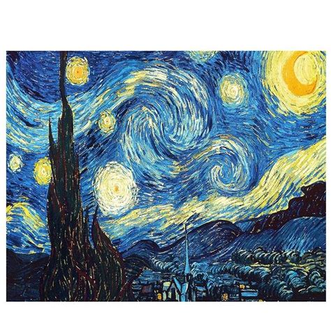 Van Gogh Starry Night Diy D Diamond Embroidery Cross Stitch Kits