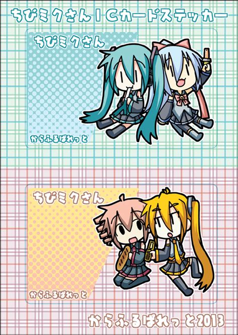 Hatsune Miku Kasane Teto Chibi Miku Akita Neru And Kiyone Suzu