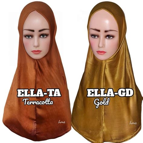 Ella Instant Hijab Length S Womens Fashion Muslimah Fashion