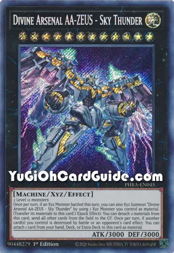 Yugioh Divine Arsenal Aa Zeus Sky Thunder