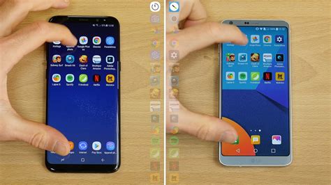 Speedtest Samsung Galaxy S Vs Lg G Youtube