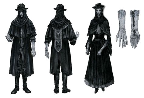 Black Church Attire From Bloodborne Bloodborne Concept Art