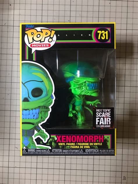 Xenomorph Funko Pop Blacklight Alien Hot Topic Scare Fair Exclusive Hobbies Toys