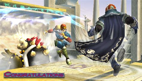 File Captain Falcon Congratulations Screen All Star Brawl Png