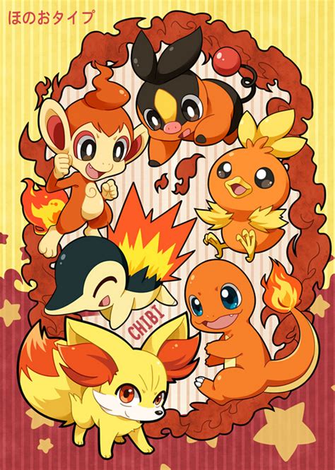 Pokemon Fire Starters Wallpaper