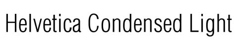 FontsMarket.com - Download Helvetica Condensed Light font for FREE