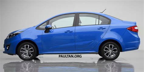 2016 Proton Persona Iriz Based Sedan Side Rendering