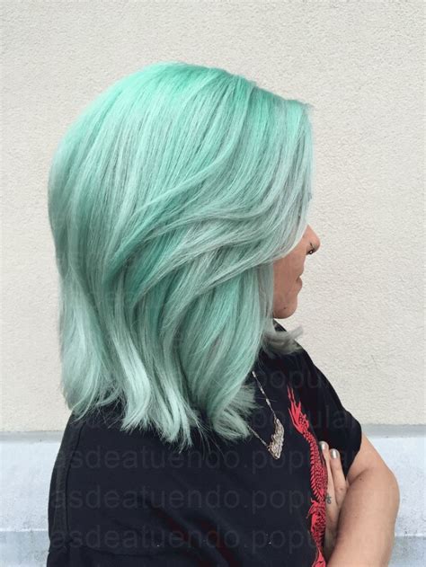 14 Ideas De Color De Cabello Verde En 2020 Cabello Verde Color De