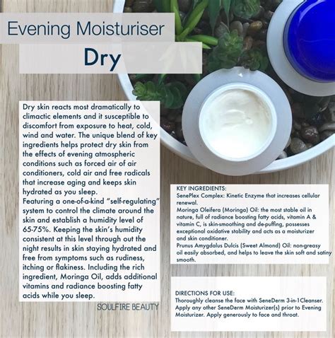 SeneGence Dry Evening Moisturiser Is A Very Unique Blend That Maintains