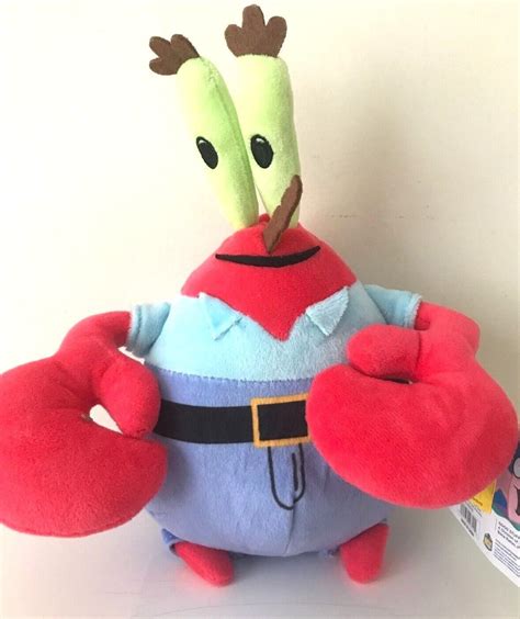 Spongebob Square Pants Plush Mr Krabs Plush Toy 10 Inches Tall New