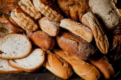 Premium Photo A Lot Of Bread Background