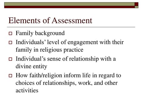 Ppt Assessing Spiritual And Religious People Powerpoint Presentation Id 3012103