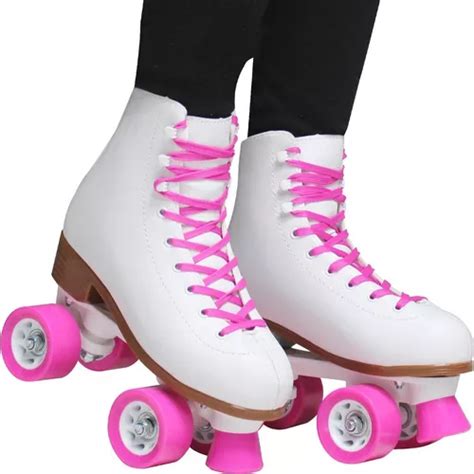 Patines Ruedas Chicago Blancos Unisex Quads Profesionales Env O Gratis