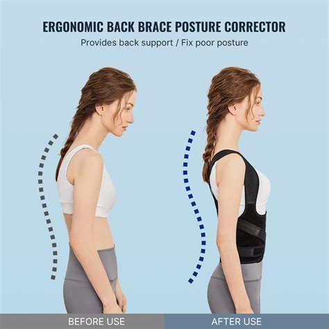 Snapklik Fit Geno Back Brace Posture Corrector For Women And Men