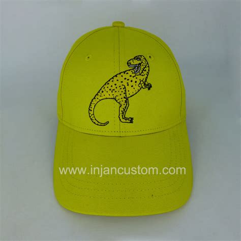 Custom Kids Hats 6 Panels Baseball Cap With Embroidery Logo On Front