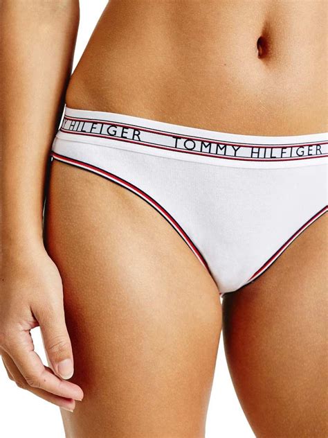 Tommy Hilfiger Majtki Damskie Bikini 1 Para White Uw0Uw03536 Ybr S