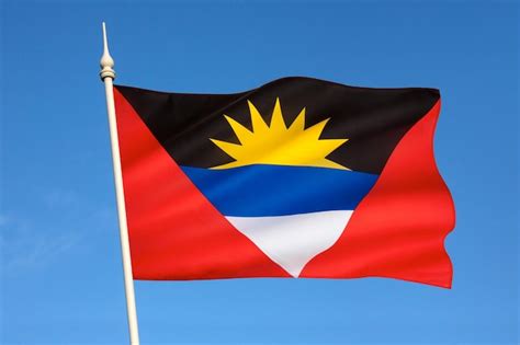 Bandera De Antigua Y Barbuda Foto Premium