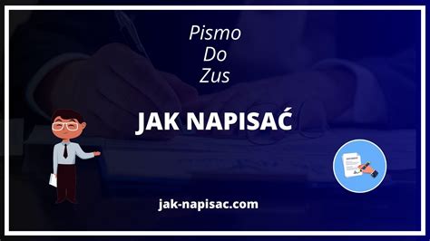 Jak Napisa Pismo Do Zus Wz R