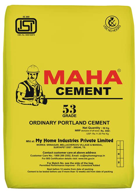 Mahaopc 53 Grade Is One Of The Best Cement For Construction