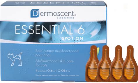 Dermoscent Essential 6 Spot on Tratamento multifuncional em dose única