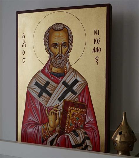 Saint Nicholas Orthodox Icon - BlessedMart