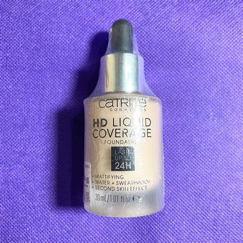 Authentic Catrice Cosmetics Hd Liquid Coverage Foundation Warm Beige