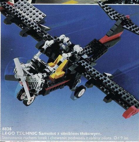 Lego Technic Samolot Z Silnikiem T Okowym Por Wnywarka Cen