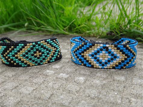 Native American Beadwork Bracelets