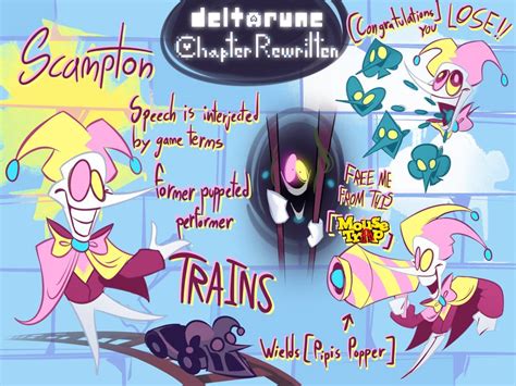 Scampton. (From deltarune chapter rewritten.) by gust67899 on DeviantArt