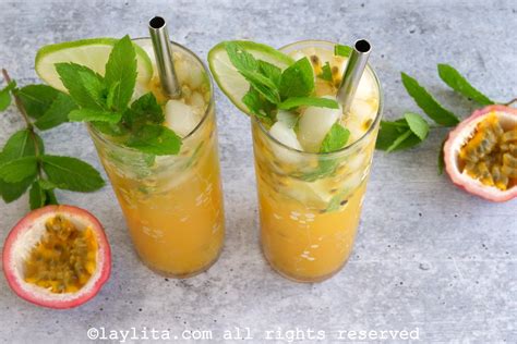 Mojitos De Maracuy Chinola Parchita Recetas De Laylita