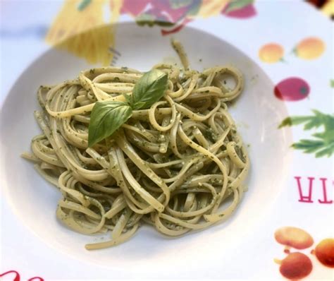 Fettuccine Al Pesto Genovese Cucina Con Molly