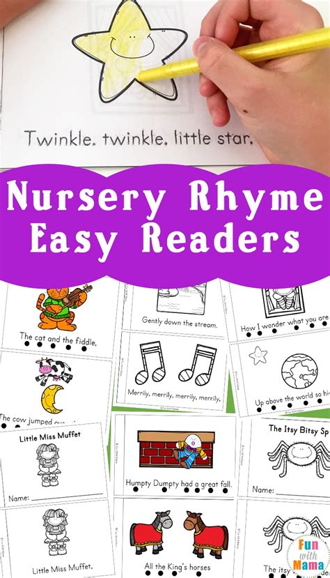 Printable Nursery Rhymes Books