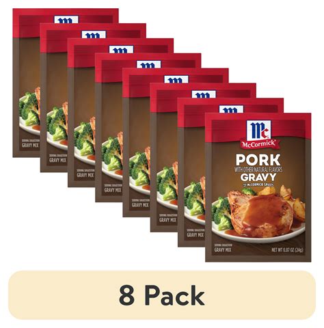 8 Pack Mccormick No Artificial Flavors Pork Gravy Seasoning Mix 0 87