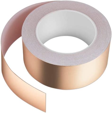 Ruban De Cuivre 30 M X 50 Mm Vegena Cuivre 3 Band EMI Copper Foil Tape