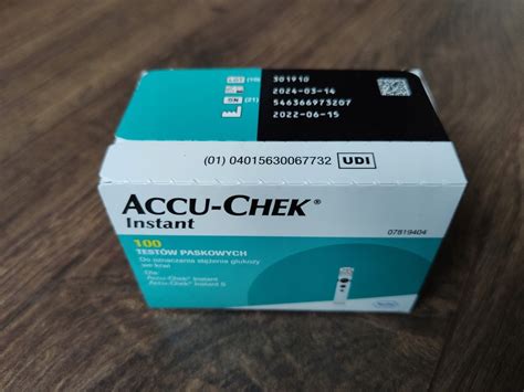 Paski ACCU CHEK INSTANT 100 Szt Accu Chek 12987551755 Oficjalne