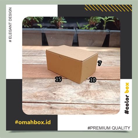 Jual Kardus Box Hampers 15x10x7 Cm E Flute Kardus Box Polos Kardus