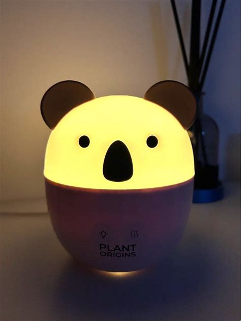 Cute Koala Diffuser 2 Adjustable Brightness Furniture Home Living