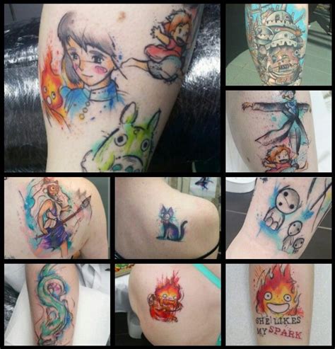 Studio Ghibli Tattoos By Josiesexton Instagram Ghibli Tattoo