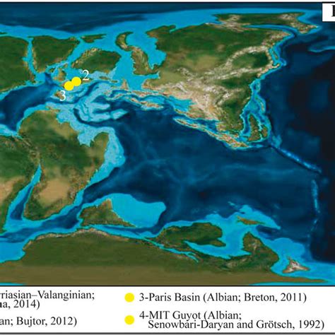 Cretaceous Biome Map