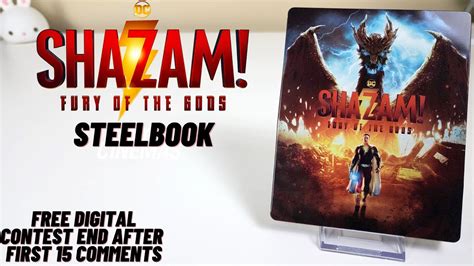 SHAZAM 2 Fury Of The Gods 4K Ultra HD Steelbook Unboxing Best Buy