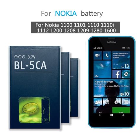 High Quality NOKIA Battery BL 5CA BL 5CA BL5CA Replacement Battery For