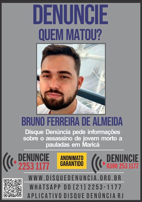 Disque Denúncia Pede Informações Sobre Acusado De Matar Jovem A