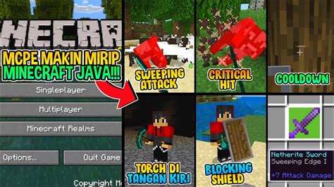 CARA MERUBAH MCPE 100 MIRIP BANGET DENGAN MINECRAFT JAVA YouTube